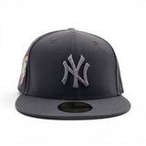 Dark Gray New York Yankees Gray Bottom 2000 Subway Series Side Patch New Era 59Fifty Fitted