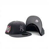 Dark Gray New York Yankees Gray Bottom 2000 Subway Series Side Patch New Era 59Fifty Fitted