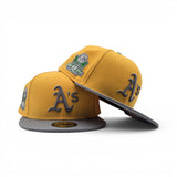 Yellow Oakland Athletics Gray Visor Gray Bottom 40 Years Side Patch New Era 59Fifty Fitted