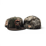 Real Tree Apex Chicago Cubs Brown Visor Gray Bottom 1990 All Star Game Side Patch New Era 59Fifty Fitted