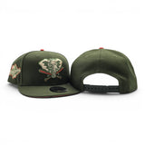 Rifle Green Oakland Athletics Orange Bottom 1989 World Series New Era 9Fifty Snapback