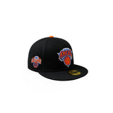 *** PRE-ORDER ARRIVING MIDDLE Of AUGUST Black New York Knicks Orange Bottom 2026 Champs Side Patch New Era 59Fifty Fitted
