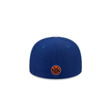 *** PRE-ORDER ARRIVING MIDDLE Of AUGUST Royal Blue 2025-2026 New York Knicks Champions Orange Visor Gray Bottom Trophy Side Patch New Era 59Fifty Fitted