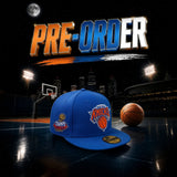 *** PRE-ORDER ARRIVING MIDDLE Of AUGUST Royal Blue New York Knicks Gray Bottom 2025-2026 Champs Side Patch New Era 59Fifty Fitted