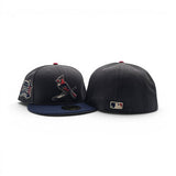 Dark Gray St. Louis Cardinals Navy Blue Visor Gray Bottom Busch Stadium Side Patch New Era 59Fifty Fitted