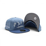 Sky Blue St. Louis Cardinals Indigo Blue Visor Gray Bottom 2006 World Series Champions Side Patch New Era 59Fifty Fitted