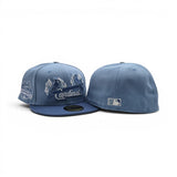 Sky Blue St. Louis Cardinals Indigo Blue Visor Gray Bottom 2006 World Series Champions Side Patch New Era 59Fifty Fitted