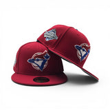 Red Toronto Blue Jays Gray Bottom 1998 World Series Side Patch New Era 59Fifty Fitted