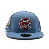 Sky Blue Chicago Cubs Gray Bottom 1990 All Star Game Side Patch New Era 59Fifty Fitted