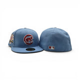 Sky Blue Chicago Cubs Gray Bottom 1990 All Star Game Side Patch New Era 59Fifty Fitted