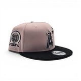 Pink 3 Stars Los Angeles Angels Black Visor Gray Bottom 50th Anniversary Side Patch New Era 9Fifty Snapback