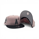 Pink 3 Stars Los Angeles Angels Black Visor Gray Bottom 50th Anniversary Side Patch New Era 9Fifty Snapback