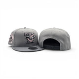 Gray Toronto Blue Jays Storm Gray Visor Pink Bottom 1991 All Star Game Side Patch New Era 9Fifty Snapback