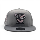 Gray Toronto Blue Jays Storm Gray Visor Pink Bottom 1991 All Star Game Side Patch New Era 9Fifty Snapback