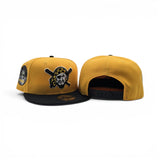 Yellow Pittsburgh Pirates Mascot Logo Black Visor Gray Bottom 1974 All Star Game Side Patch New Era 9Fifty Snapback