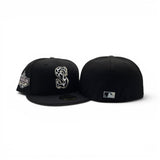 Black Seattle Mariners Cow Print Logo Pink Bottom 2001 All Star Game Side Patch New Era Fitted