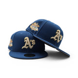 Seashore Blue Oakland Athletics Gray Bottom 1989 World Series Battle of The Bay Side Patch New Era 59Fifty Fitted