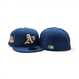 Seashore Blue Oakland Athletics Gray Bottom 1989 World Series Battle of The Bay Side Patch New Era 59Fifty Fitted