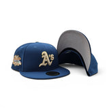 Seashore Blue Oakland Athletics Gray Bottom 1989 World Series Battle of The Bay Side Patch New Era 59Fifty Fitted