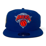 Royal Blue New York Knicks Gray Bottom 2026 Finals Participation Side Patch New Era 9Fifty Snapback