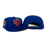 Royal Blue New York Knicks Gray Bottom 2026 Finals Participation Side Patch New Era 9Fifty Snapback