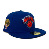 Royal Blue New York Knicks Gray Bottom 2026 Finals Participation Side Patch New Era 59Fifty Fitted
