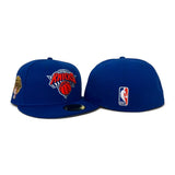 Royal Blue New York Knicks Gray Bottom 2026 Finals Participation Side Patch New Era 59Fifty Fitted