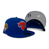 Royal Blue New York Knicks Gray Bottom 2026 Finals Participation Side Patch New Era 59Fifty Fitted