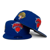 Royal Blue New York Knicks Gray Bottom 2026 Finals Participation Side Patch New Era 9Fifty Snapback