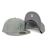 Tonal Everest Green New York Yankees Gray Bottom Color Pack New Era 59Fifty Fitted