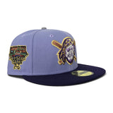 Lavender Pittsburgh Pirates Purple Visor Gray Bottom 2006 All Star Game Side Patch New Era 59Fifty Fitted