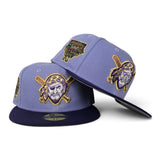 Lavender Pittsburgh Pirates Purple Visor Gray Bottom 2006 All Star Game Side Patch New Era 59Fifty Fitted