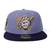 Lavender Pittsburgh Pirates Purple Visor Gray Bottom 2006 All Star Game Side Patch New Era 59Fifty Fitted