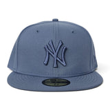 Tonal Indigo Blue New York Yankees Gray Bottom Color Pack New Era 59Fifty Fitted