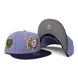 Lavender Pittsburgh Pirates Purple Visor Gray Bottom 2006 All Star Game Side Patch New Era 59Fifty Fitted
