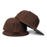 Tonal Light Brown New York Yankees Gray Bottom Color Pack New Era 59Fifty Fitted
