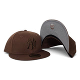 Tonal Light Brown New York Yankees Gray Bottom Color Pack New Era 59Fifty Fitted