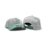 White Los Angeles Angels Mint Green Curved Brim Gray Bottom 2010 All Star Game New Era 9Fifty A-Frame Snapback