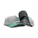White Los Angeles Angels Mint Green Curved Brim Gray Bottom 2010 All Star Game New Era 9Fifty A-Frame Snapback