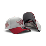 White Los Angeles Angels Red Curved Brim Gray Bottom 2010 All Star Game New Era 9Fifty A-Frame Snapback