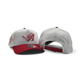 White Los Angeles Angels Red Curved Brim Gray Bottom 2010 All Star Game New Era 9Fifty A-Frame Snapback