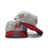 White Los Angeles Angels Red Curved Brim Gray Bottom 2010 All Star Game New Era 9Fifty A-Frame Snapback