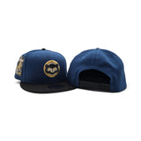 Seashore Blue Chicago Cubs Black Visor Gray Bottom Be Alert Foul Balls Side Patch New Era 9Fifty Snapback