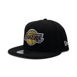 Black Los Angeles Lakers Gray Bottom 2026 NBA Draft Rhinestone Logo New Era 9Fifty Snapback