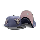 Lavender Toronto Blue Jays Gray Visor Pink Bottom 30th Season Side Patch New Era 59Fifty Fitted