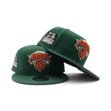 Kelly Green New York Knicks Gray Bottom 2025-2026 First Ever NBA & Emirates NBA Cup Finals Champions Side Patch New Era 59Fifty Fitted