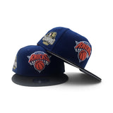Royal Blue New York Knicks Black Visor Gray Bottom 2026 Finals Champions Side Patch New Era 9Fifty Snapback