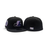 Black Montreal Expos Purple Logo Gray Bottom 1982 All Star Game New Era 59Fifty Fitted