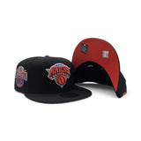 Black New York Knicks Orange Bottom 2026 Champs Side Patch New Era 59Fifty Fitted