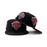 Black New York Knicks Orange Bottom 2026 Champs Side Patch New Era 59Fifty Fitted